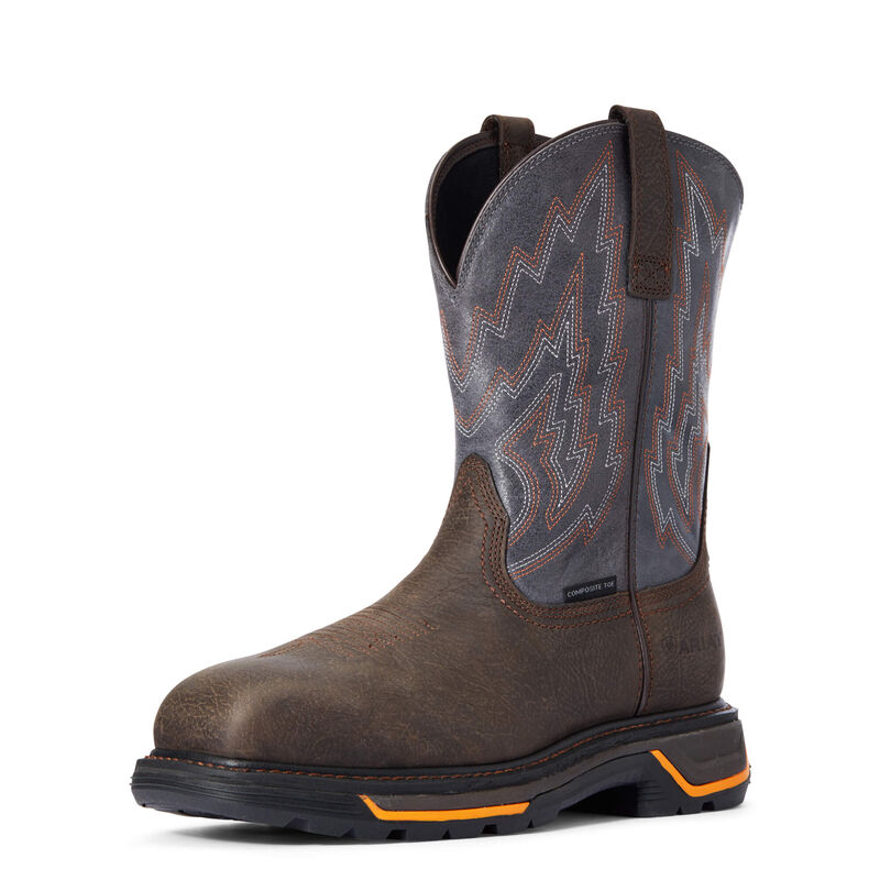 Ariat Arbeitsschuhe Herren - Big Rig Composite Toe DunkelBraun ( YFDXR-5349 )